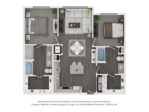 a 2234 sqft floor plan  1 bedroom